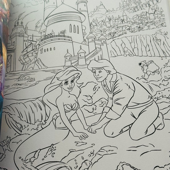 NEW The Disney Dreams Collection Thomas Kinkade Coloring Book Paperback - Picture 5 of 16